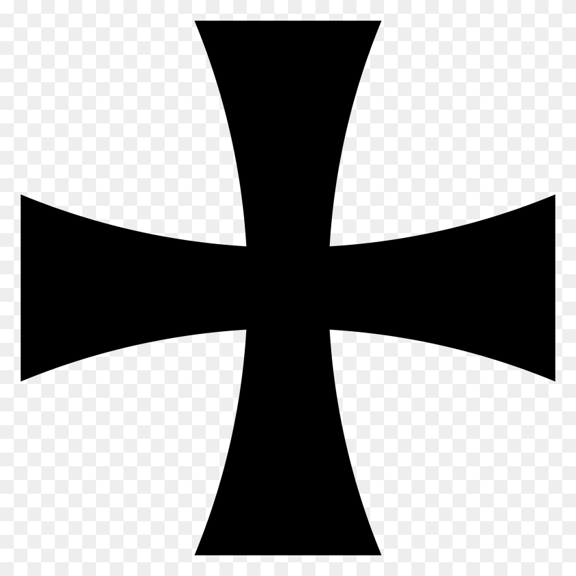 2268x2268 Мальтийский Крест Силуэт Иконы Png - Мальтийский Крест Png