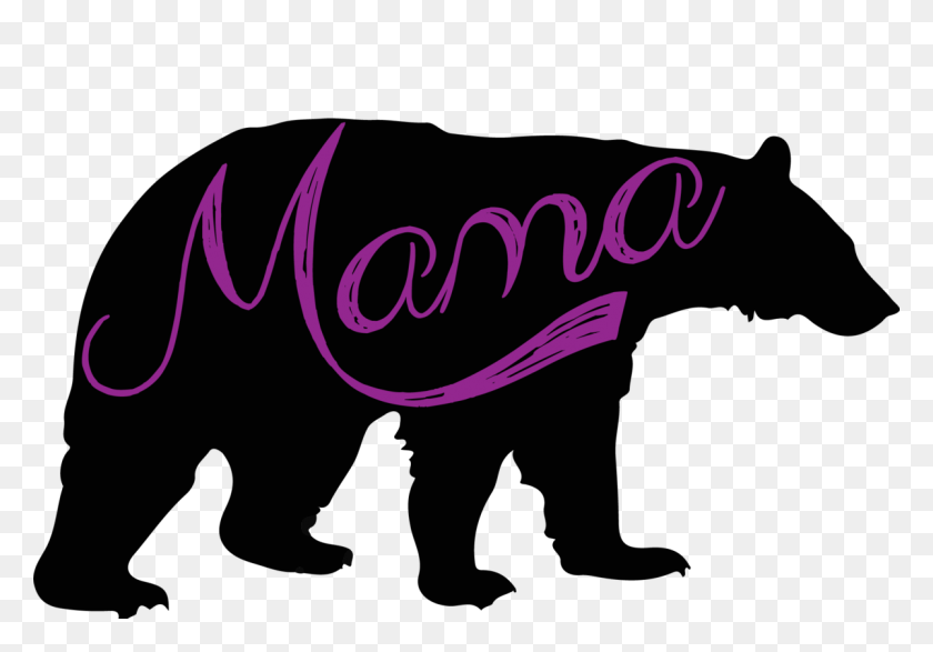 1200x812 Мама Медведь Графическая Красная Кобыла - Мама Медведь Клипарт