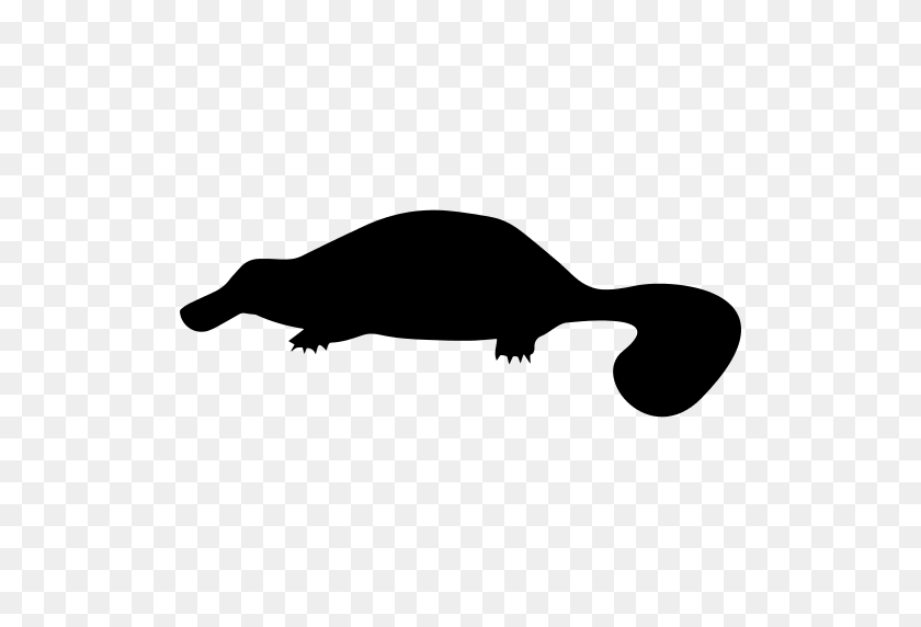 512x512 Mammal Animal Shape Of A Platypus Png Icon - Platypus PNG