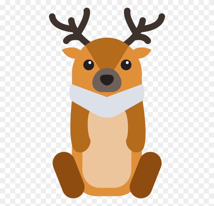 456x749 Mammal Clipart Moose Deer Clip Art Christmas Png - Moose Head Clipart