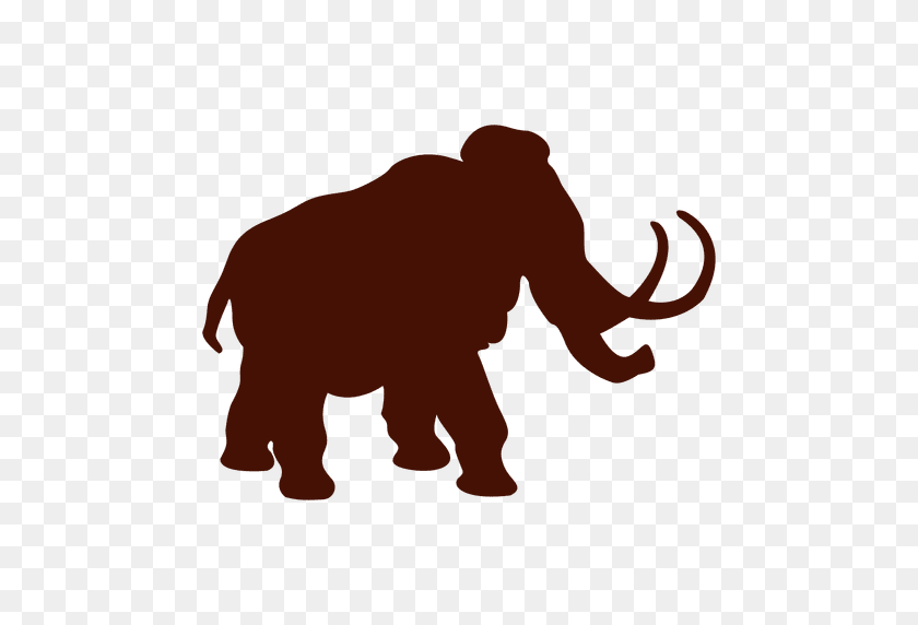 512x512 Mamut Elefante Silueta - Republicano Elefante Png