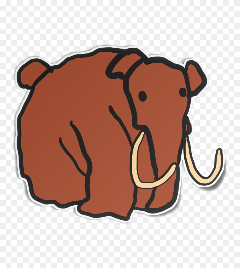 1600x1800 Mammoth Sticker - Mammoth PNG