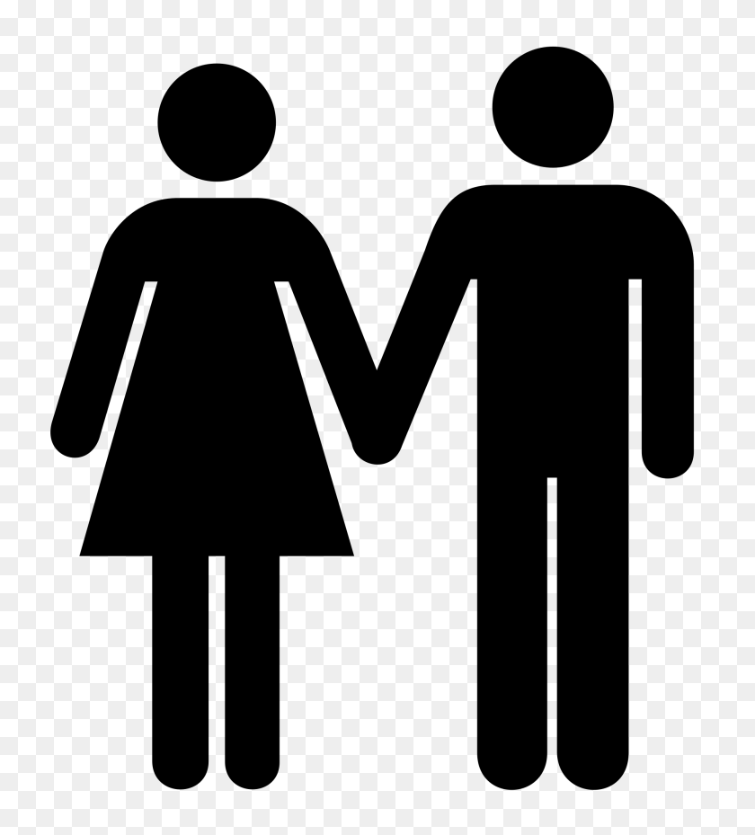 2000x2230 Man And Woman Icon - Woman Icon PNG