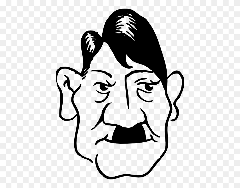 450x598 Man Clip Art - Hitler Mustache PNG