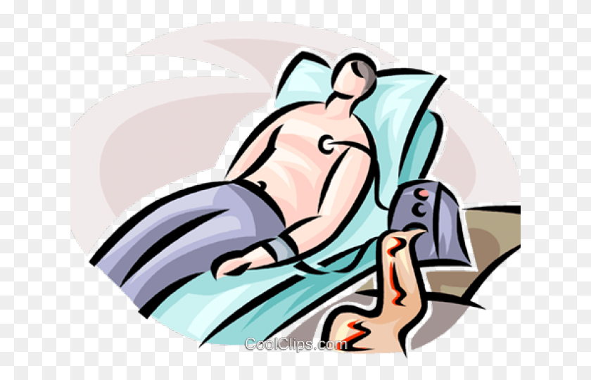 640x480 Man Clipart Hospital Bed - Hospital Bed Clipart