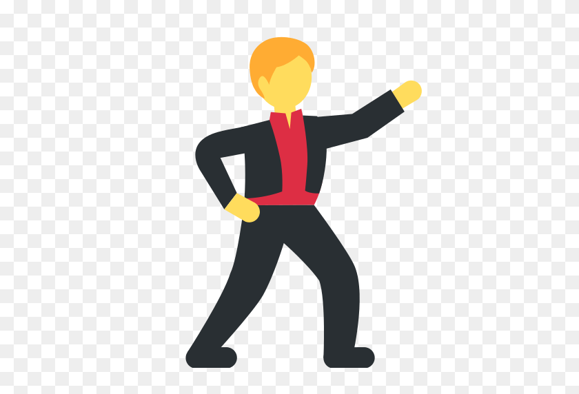512x512 Человек Танцует Эмодзи, Означающий С Картинками От А До Я - Танцы Emoji Png