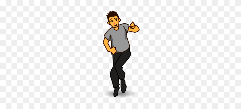 320x320 Man Dancing Emojidex - Dancing Emoji PNG