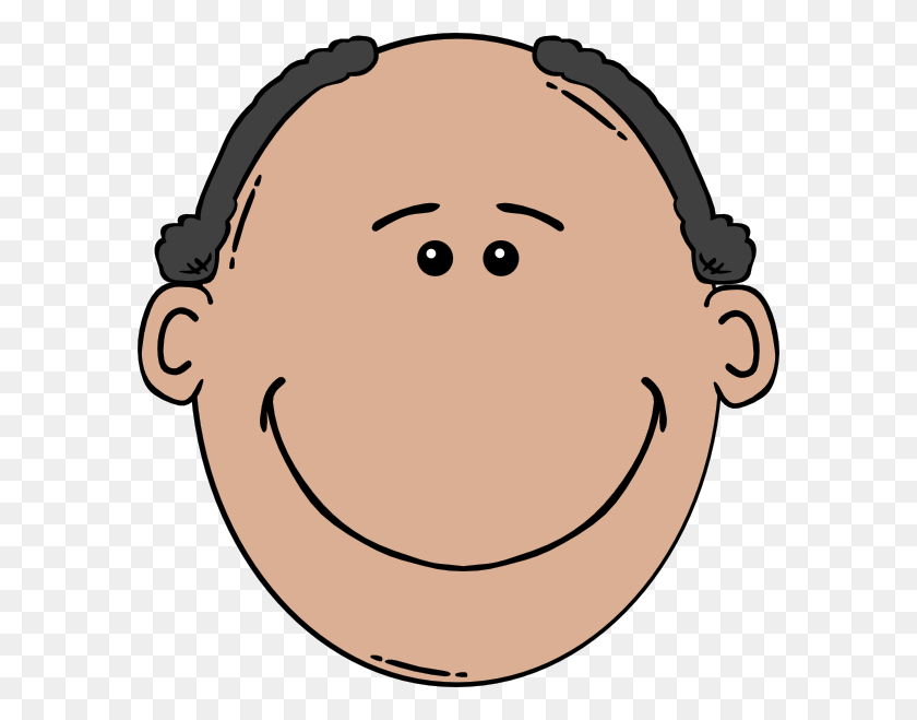 588x599 Man Face World Label Clip Art - Old Guy Clipart