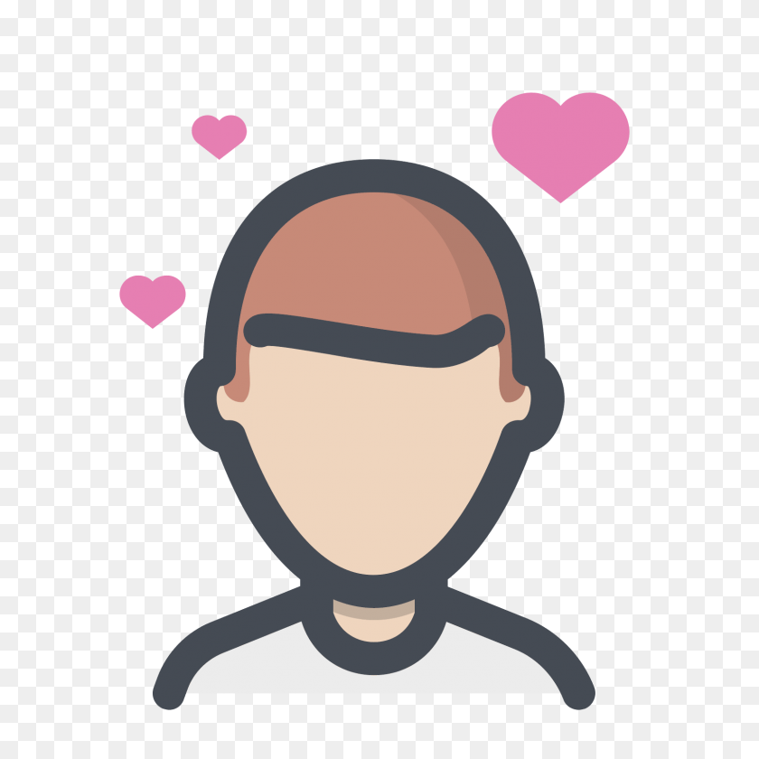 1600x1600 Man Falling In Love Icon - Person Falling PNG