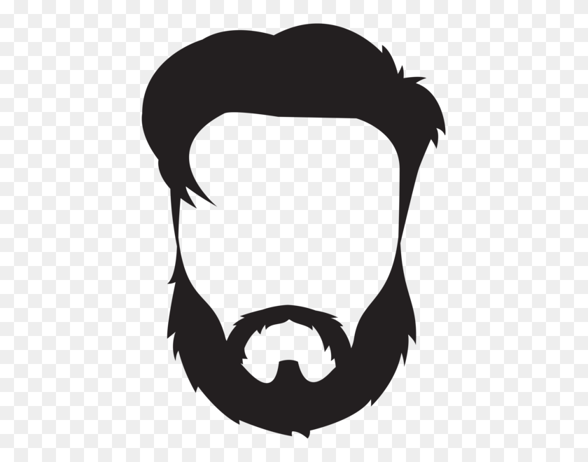 439x600 Man Hair Beard Mustache Png Clip Art - Facial Hair PNG