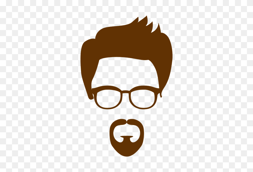 512x512 Hombre Hipster Barba - Barba Png