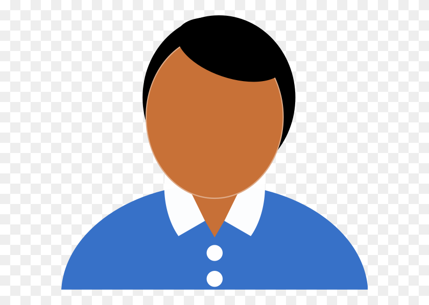 600x538 Man In Blue Shirt Png Clip Arts For Web - Man Clipart PNG