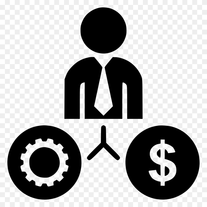 980x980 Man Job Gear Money Png Icon Free Download - Money PNG