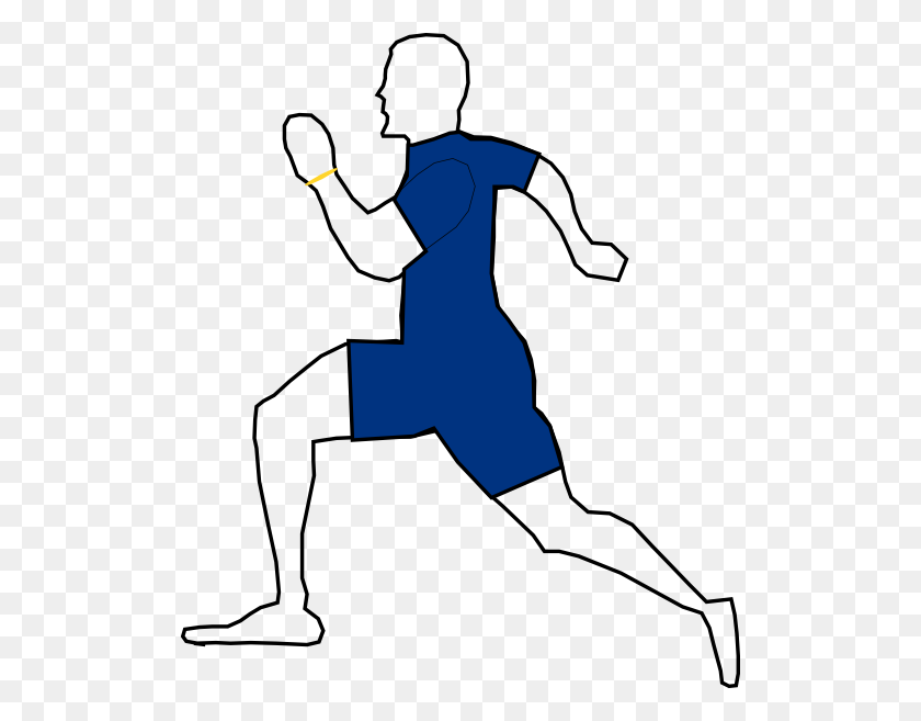 510x597 Man Jogging Exercise Clip Art Free Vector - Overweight Clipart