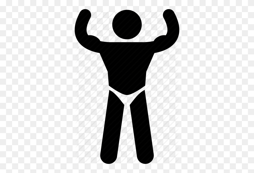 346x512 Man, Masculine, Muscle, Muscular, Testosterone Icon - Muscle Man PNG