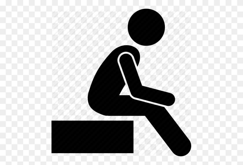 Man, Person, Sit, Sitting Icon - Sitting Person PNG – Stunning free ...
