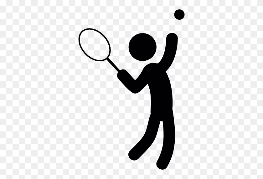 512x512 Человек Играет В Теннис - Теннис Png