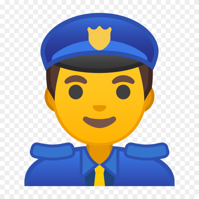 1024x1024 Man Police Officer Icon Noto Emoji People Profession Iconset - Police Officer PNG