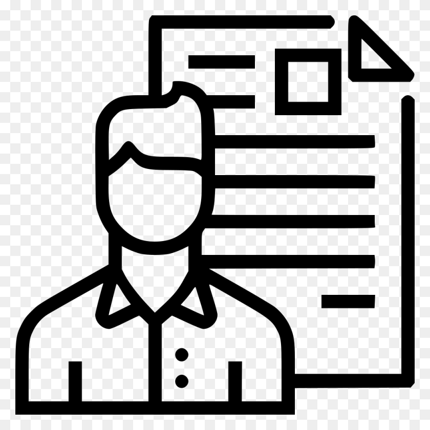 980x980 Man Resume Document Employee Shortlisted Portfolio Avatar Png - Resume PNG