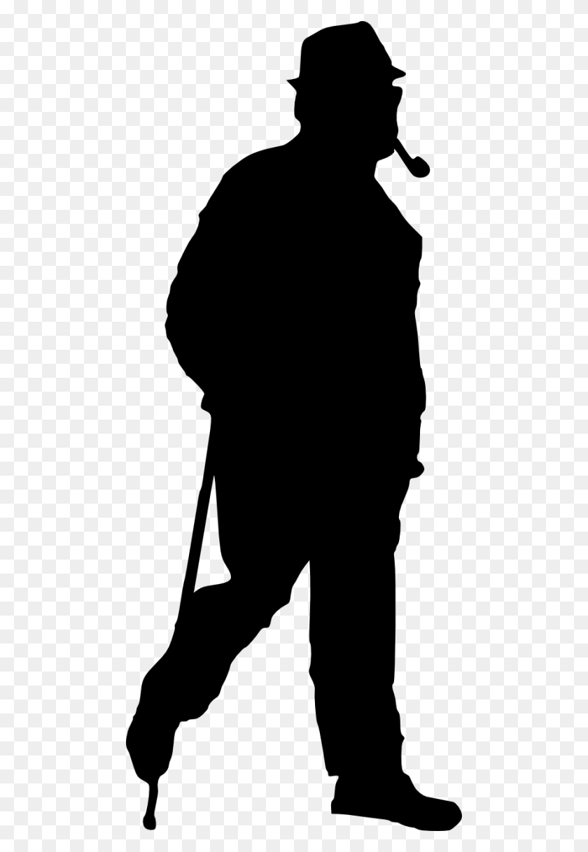 480x1158 Man Silhouette Png - Male Silhouette PNG