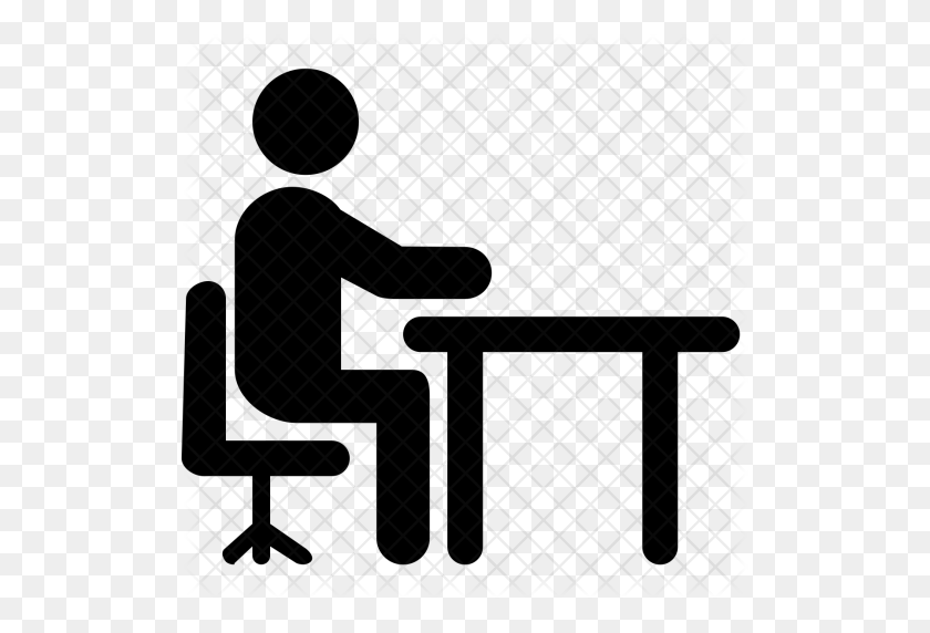 512x512 Man Sitting At Desk Png Transparent Man Sitting At Desk Images - Man Sitting PNG