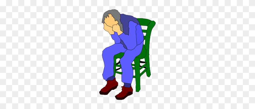 186x299 Man Sitting On A Chair Clip Art - Sit Down Clipart