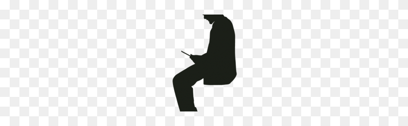 300x200 Man Sitting Silhouette Png Png Image - Sitting Silhouette PNG