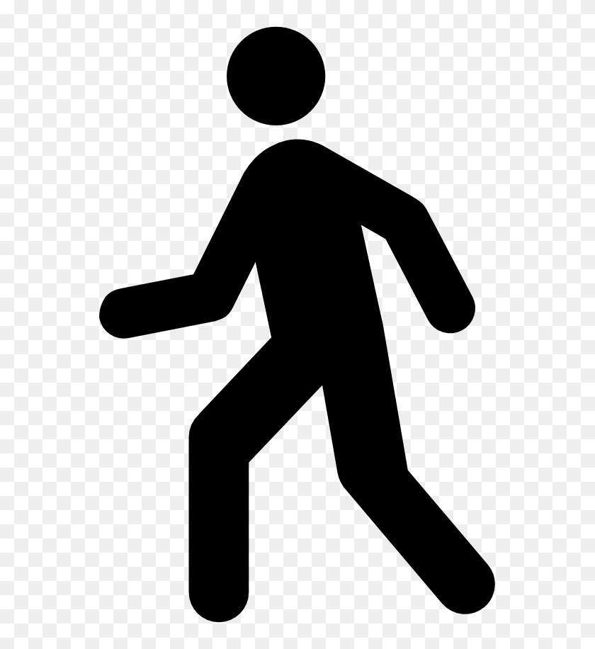 569x856 Hombre Caminando Clipart - Walking Clipart