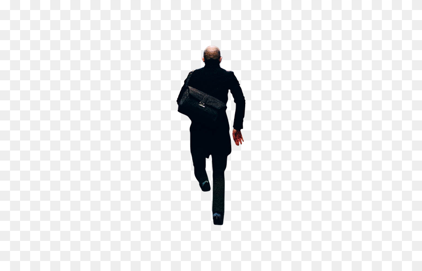 260x480 Man Walking Upstairs With Briefcase Architecture People - Person Walking PNG