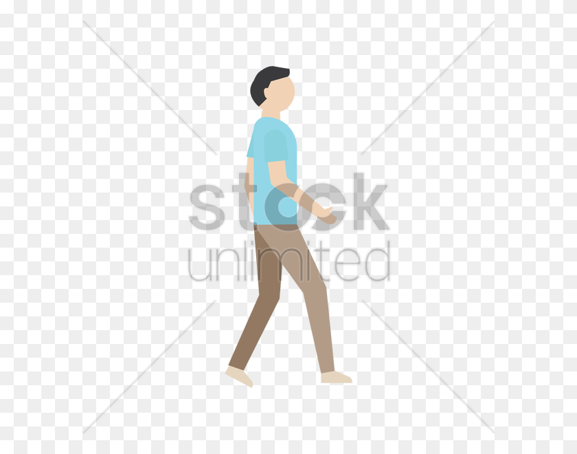 600x600 Hombre Caminando Imagen Vectorial - Persona Caminando Png