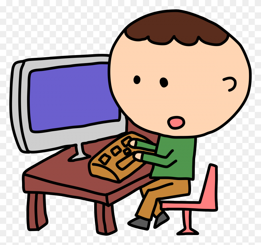 2400x2241 Man With Computer Clipart Clip Art Images - Confused Man Clipart