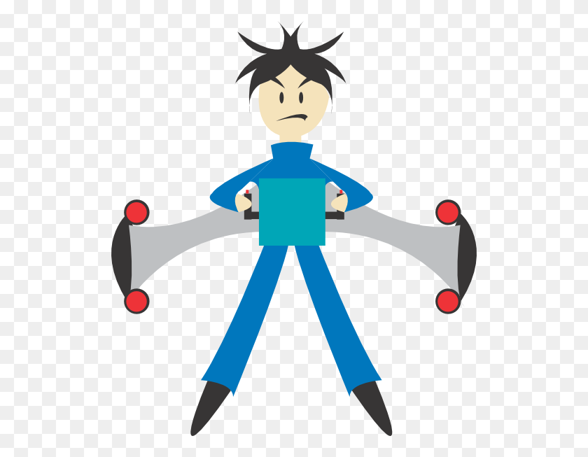 522x593 Man With Jet Pack Clip Art - Jetpack Clipart