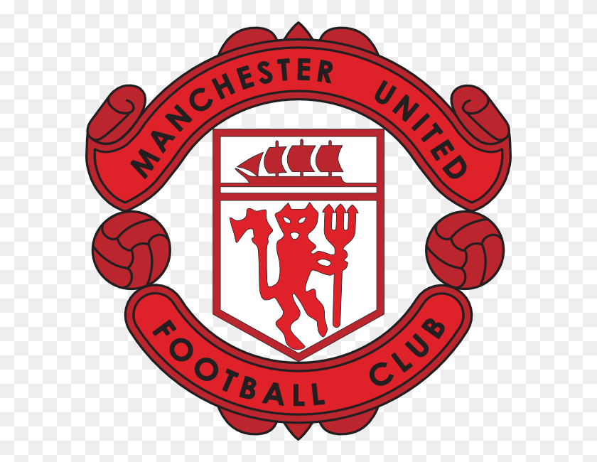 600x590 Manchester United Logo Png Clipart - Manchester United Png