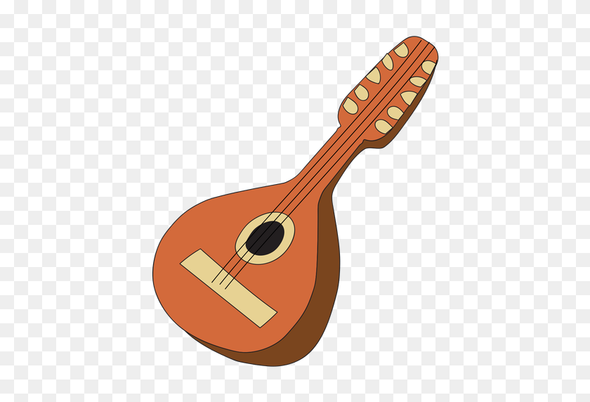 512x512 Mandolin Musical Instrument Doodle - Mandolin Clipart