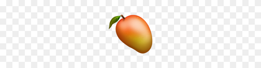 160x160 Mango Emoji En Emojipedia - Mango Png
