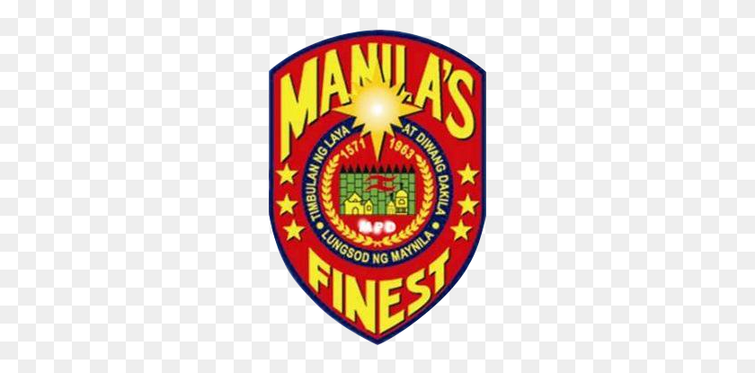 259x355 Manila Police District Badge - Police Badge PNG