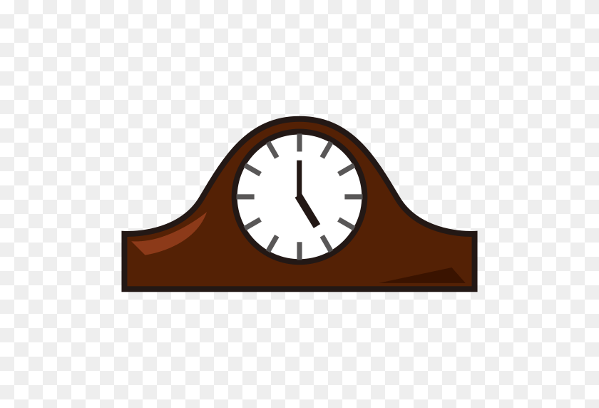 512x512 Mantlepiece Clock Emoji Для Facebook, Идентификатор Электронной Почты Sms - Часы Emoji Png