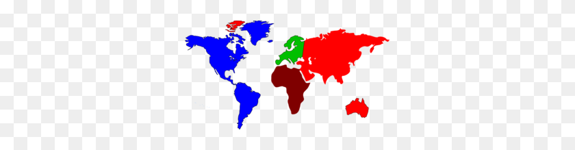 299x159 Карта Америки, Европы, Африки, Азиатско-Тихоокеанского Региона Картинки - Азия Клипарт