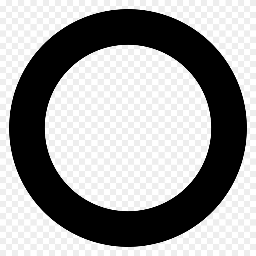 1024x1024 Map Circle Black - Black Oval PNG