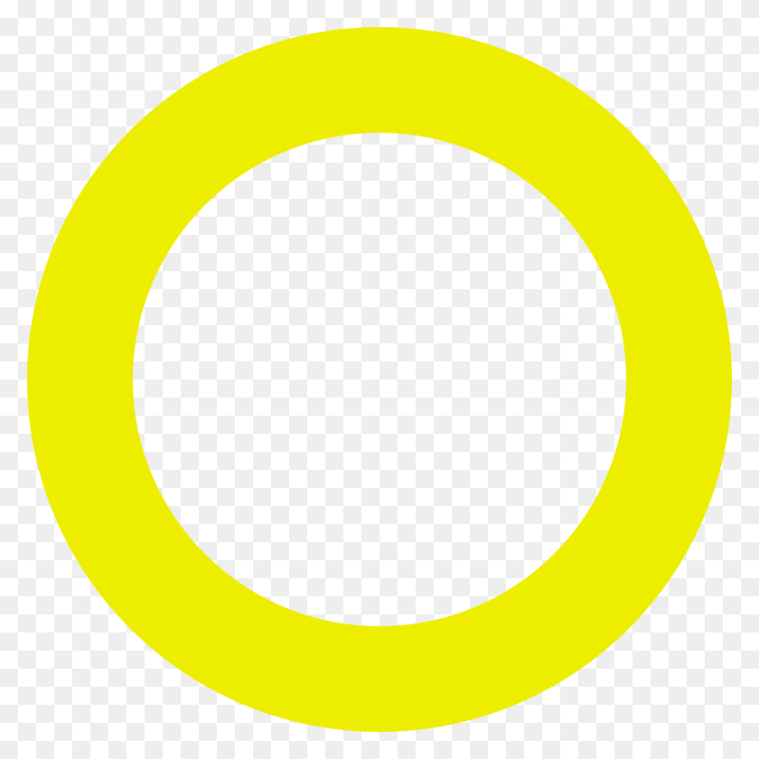 1024x1024 Map Circle Yellow - Yellow Circle PNG
