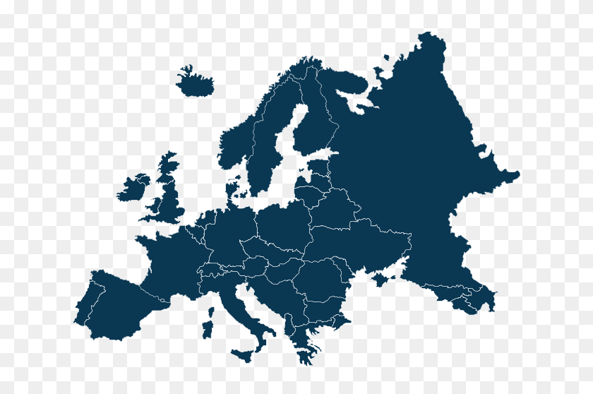 640x498 Map Europe - Europe Map PNG