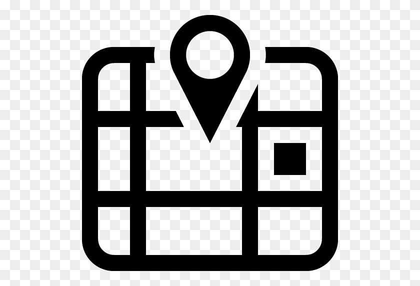512x512 Map Icon - Map Icon PNG