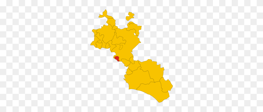 264x298 Карта Коммуны Делия, Провинция Кальтаниссетта, Регион Сицилия - Италия Клипарт