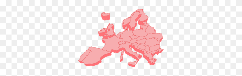 297x204 Map Of Europe Clip Art - Europe Clipart