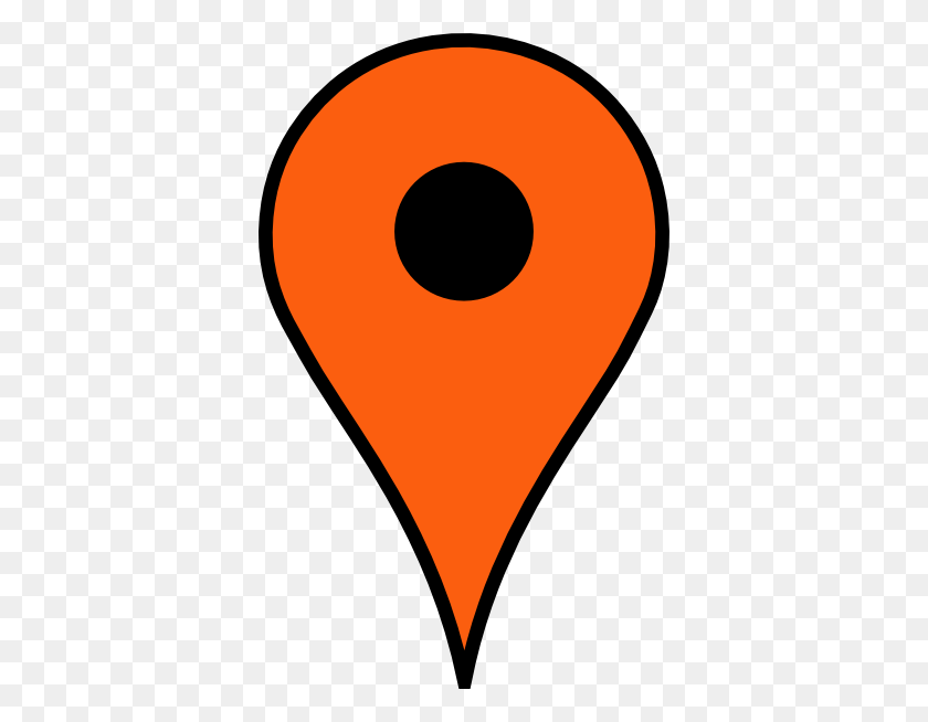 372x594 Map Pin Clipart - Google Maps Pin PNG