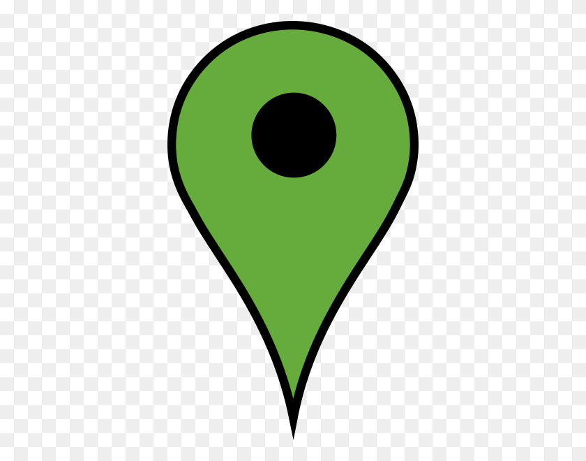 360x600 Mapa Pin Verde Marcio Clipart - Pin Png