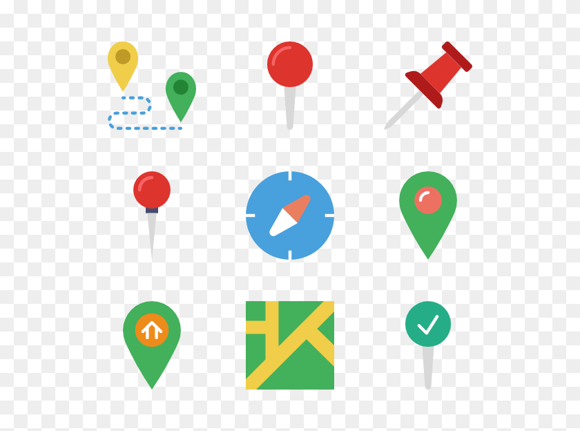 600x564 Map Pointer Icons - Map Icon PNG
