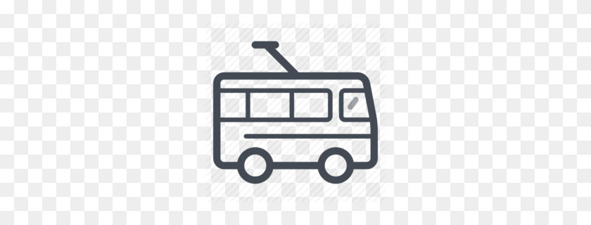 260x260 Карта Общественного Транспорта Клипарт - Автобусная Остановка Клипарт
