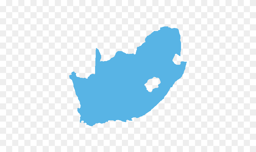 440x440 Mapa De Sudáfrica Sawyer - Mapa De África Png