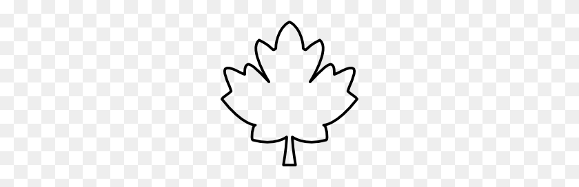 200x212 Maple Leaf Black And White - Maple Leaf Clipart Black And White